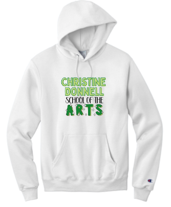 Champion Powerblend Pullover Hoodie White