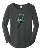 District® Women’s Perfect Tri® Long Sleeve Tunic Tee - Black Frost