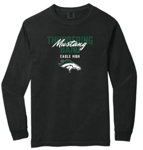 Comfort Colors® Heavyweight Ring Spun Long Sleeve Tee - Black