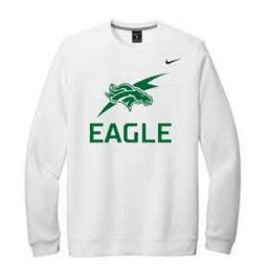 Nike Club Fleece Crew - White