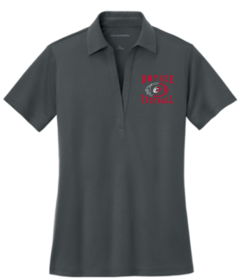 Port Authority® Women's Silk Touch™ Performance Polo - Steel Grey