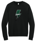 Allmade® Unisex Organic CVC Fleece Crewneck Sweatshirt - Black