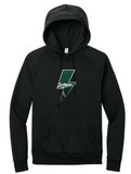 Allmade® Unisex Organic CVC Fleece Pullover Hoodie - Black