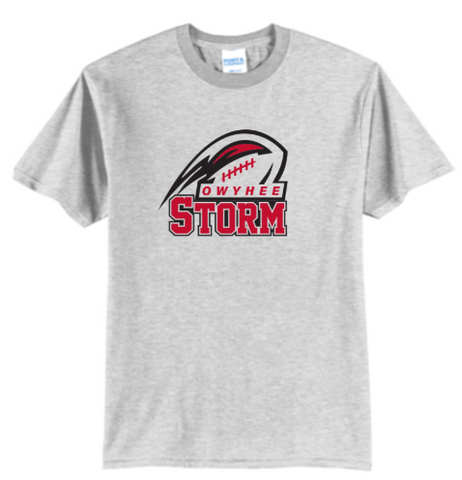 Port & Co® Core Blend Tee - Ash ***Name and Number Option***