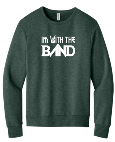 BELLA+CANVAS® Unisex Sponge Fleece Classic Crewneck Sweatshirt - Heather Forest