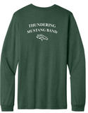 BELLA+CANVAS® Unisex Heather CVC Long Sleeve Tee - Heather Forest