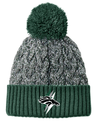 New Era® Marled Knit Pom Beanie