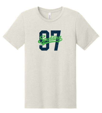 BELLA+CANVAS® Unisex Heather CVC Short Sleeve Tee - Heather Oatmeal