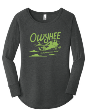 District® Women’s Perfect Tri® Long Sleeve Tunic Tee - Black Frost