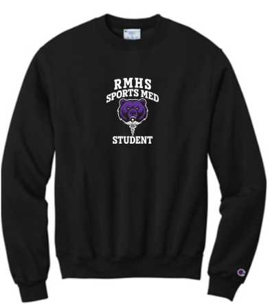 Champion® Powerblend® Crewneck Sweatshirt - Black
