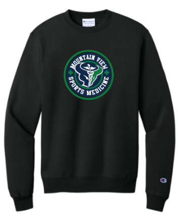 Champion® Powerblend® Crewneck Sweatshirt - Black