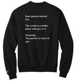 Champion® Powerblend® Crewneck Sweatshirt - Black