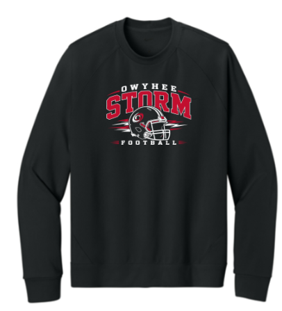 Port & Co® Core Fleece Crewneck Sweatshirt - Youth & Adult - Black ***Name and Number Option***
