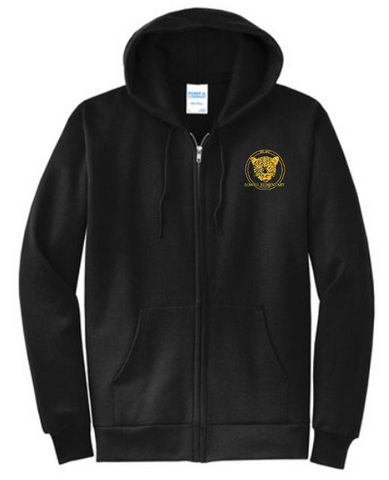 Port & Co™ Core Fleece Full-Zip Hooded Sweatshirt - Youth & Adult