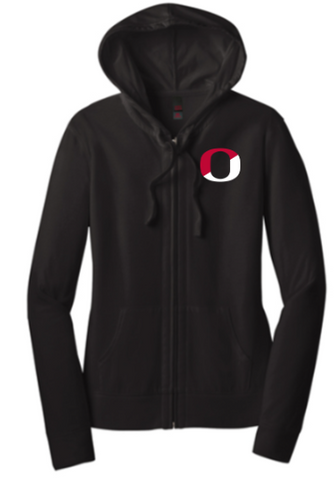 District® Women’s Fitted Jersey Full-Zip Hoodie