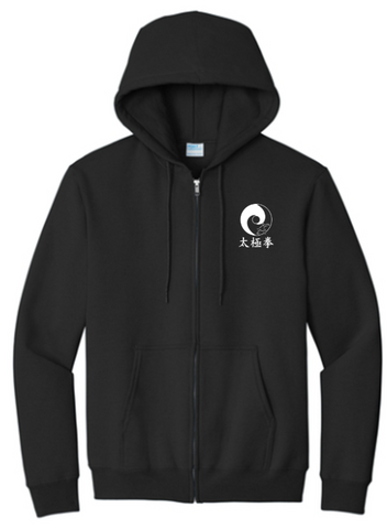 Port & Co® Essential Fleece Full-Zip Hooded Sweatshirt