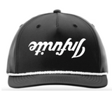 Richardson 5-Panel Classic Rope Cap - Black