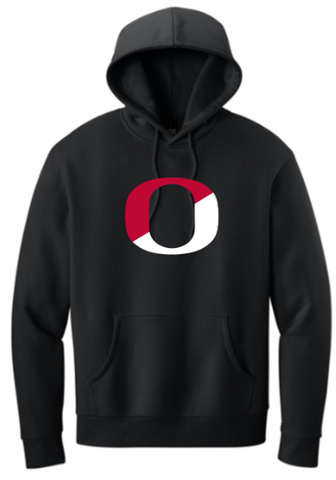 District® MelloFleece Hoodie - Black - O Print