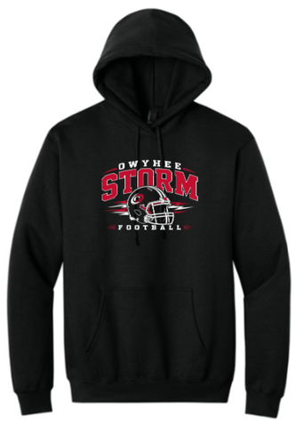 Port & Co® Essential Fleece Pullover Hooded Sweatshirt - Black ***Name and Number Option***