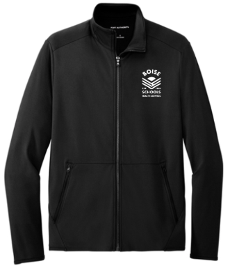 Port Authority® Accord Stretch Fleece Full-Zip - Black
