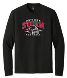District® Perfect Tri® Long Sleeve Tee - Black ***Name and Number Option***