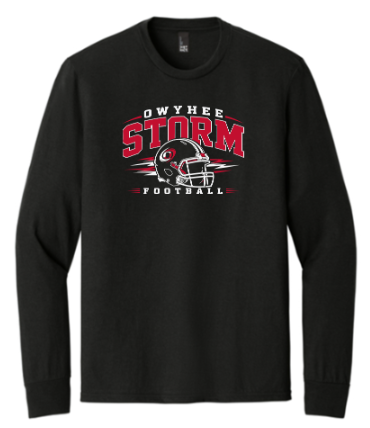 District® Perfect Tri® Long Sleeve Tee - Black ***Name and Number Option***