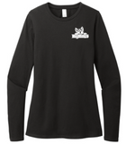 District® Women’s Perfect Blend® CVC Long Sleeve Tee - Black