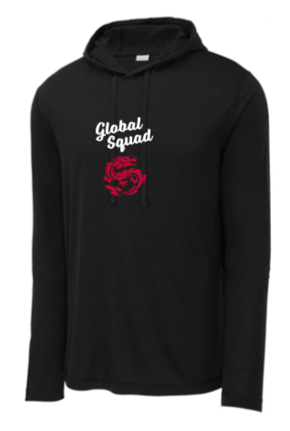Sport-Tek ® PosiCharge ® Tri-Blend Wicking Long Sleeve Hoodie - Black