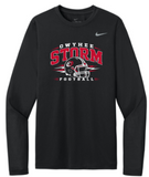 Nike Team rLegend Long Sleeve Tee - Black ***Name and Number Option***