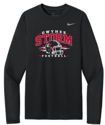 Nike Team rLegend Long Sleeve Tee - Black ***Name and Number Option***