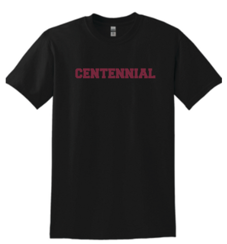 Gildan® DryBlend® 50 Cotton/50 Poly T-Shirt - Black - Front & Back Design