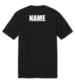 A4 Cooling Performance Short Sleeve Tee - Black **NAME OPTION**
