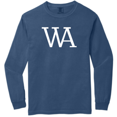 Comfort Colors® Heavyweight Ring Spun Long Sleeve Tee - China Blue