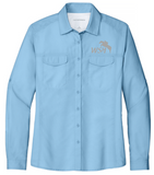 Port Authority® Women's Long Sleeve UV Daybreak Shirt - Light Blue