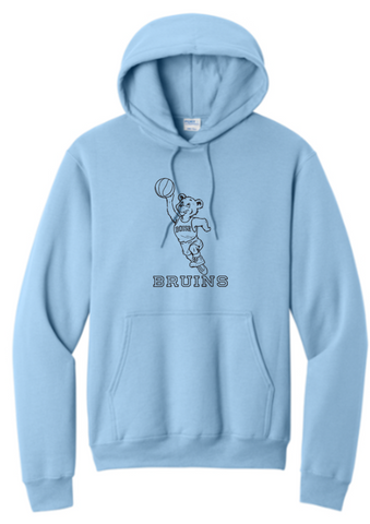 Port & Co® Core Fleece Pullover Hooded Sweatshirt - Light Blue