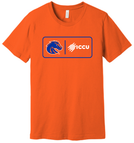 District® Perfect Tri® Tee - Deep Orange Heather - Boise State