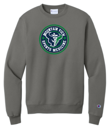 Champion® Powerblend® Crewneck Sweatshirt - Stone Grey