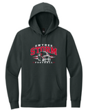 District® V.I.T.™ Fleece Hoodie - Charcoal ***Name and Number Option***