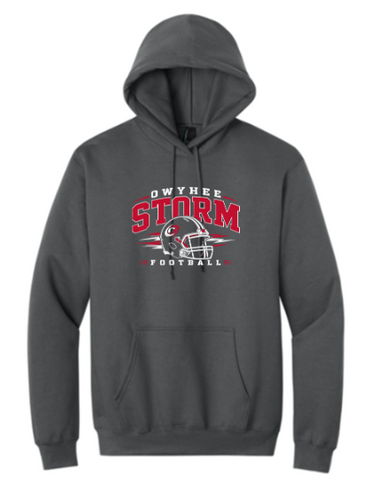 Port & Co® Essential Fleece Pullover Hooded Sweatshirt - Charcoal ***Name and Number Option***