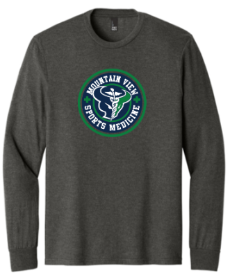 District® Perfect Tri® Long Sleeve Tee - Heathered Charcoal