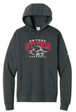 Nike Club Fleece Sleeve Swoosh Pullover Hoodie - Anthracite ***Name and Number Option***