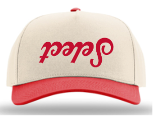 Richardson Full Fabric 5-Panel Champ - Red