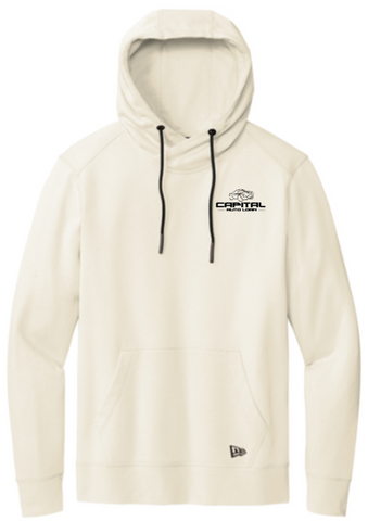 New Era® Tri-Blend Fleece Pullover Hoodie - Soft Beige