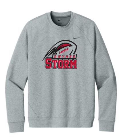 Nike Dri-FIT Primary Crew - Cool Grey Heather ***Name and Number Option***