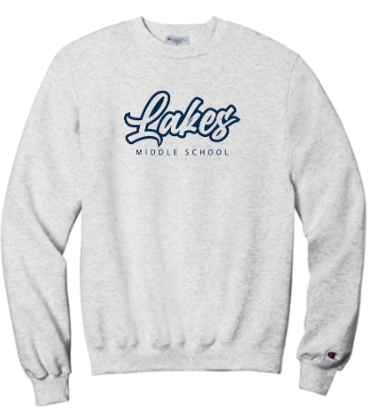 Champion® Powerblend® Crewneck Sweatshirt - Silver Grey