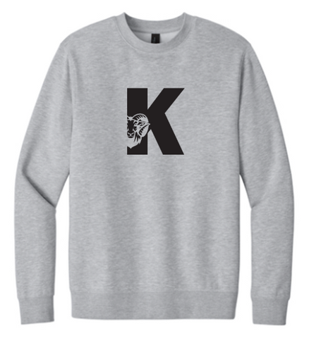 District® V.I.T.™ Fleece Crew - Youth & Adult - Light Heather Grey