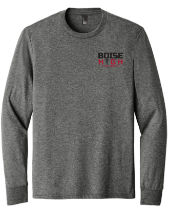 District® Perfect Tri® Long Sleeve Tee - Grey Frost