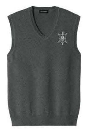 Port Authority® Easy Care Sweater Vest - Charcoal Heather