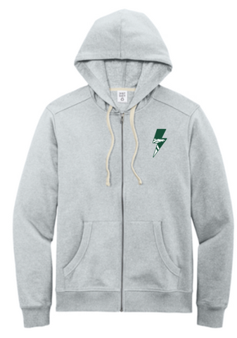 District® Re-Fleece™ Full-Zip Hoodie - Light Heather Grey