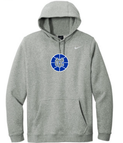 Nike Club Fleece Pullover Hoodie - Dark Grey Heather